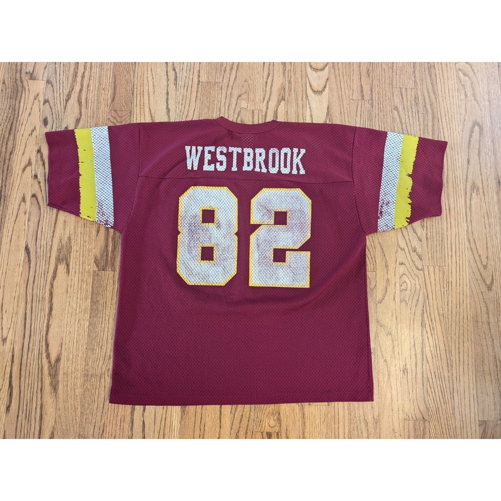 Vintage 90s Washington Redskins Michael Westbrook Logo 7 Jersey Mesh Mens L USA